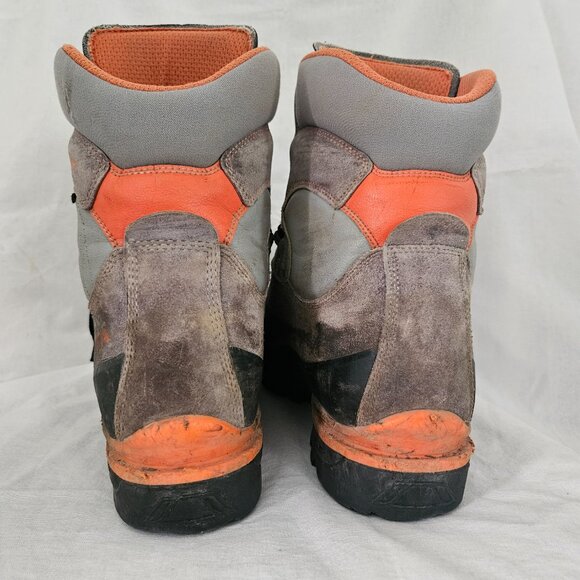 Scarpa Go Up Mountaineering Hiking Boots Gray/Orange - Vibram Sole - Picture 7 of 16